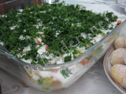 Etimekli Sebze Salatası