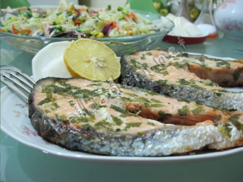 Fırında Somon Balığı